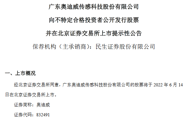 奥迪威北交所上市.png